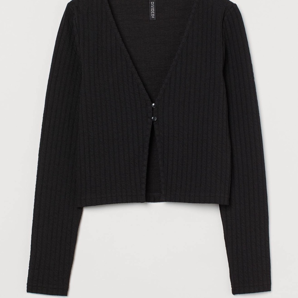 Fine knit cardigan